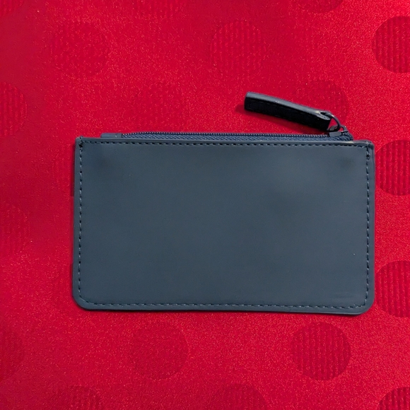 🆕 Carolina Herrera Good Girl Navy Blue Card Holder Coin Purse Small Wallet - Picture 3 of 9